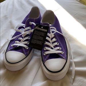 - Purple low top converse